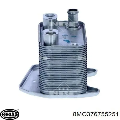 8MO376755251 HELLA Радіатор масляний