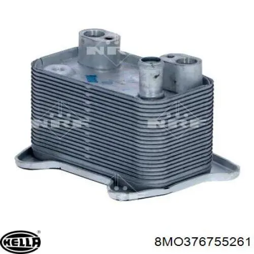 Купити 8MO376755261 HELLA Радіатор масляний