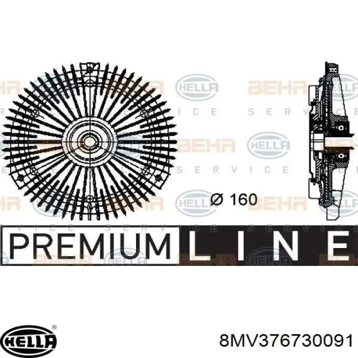 5010315928 Renault (RVI) Гідромуфта приводу вентилятора