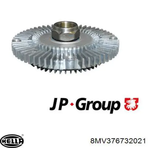 Купити 8MV376732021 HELLA Муфта вязкостная системи охолодження
