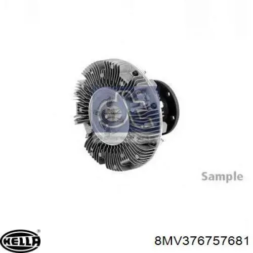 Вискомуфта вентилятора 02239601 Sampa Otomotiv‏