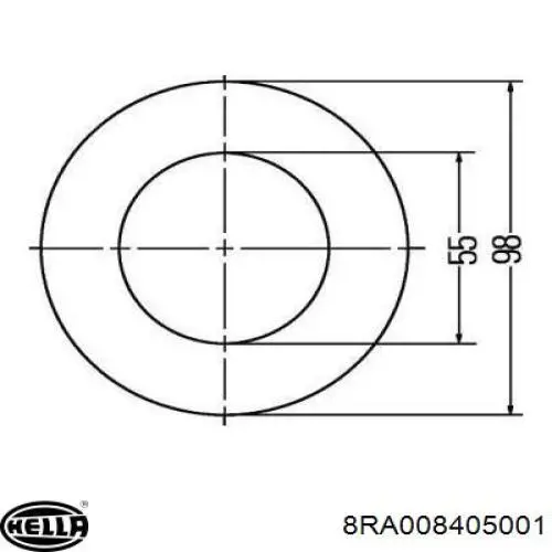  HELLA 8RA008405001 ціна, від 17.44 USD