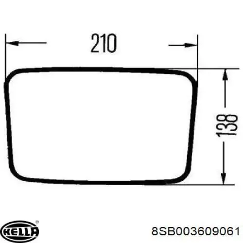 Дзеркало заднього виду Signeda VBZM1013ELR ціна, від 15.68 USD