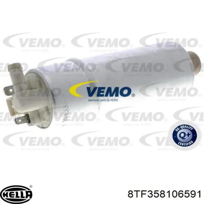 Елемент-турбінка паливного насосу HELLA 8TF358106591 ціна, від 37.22 USD