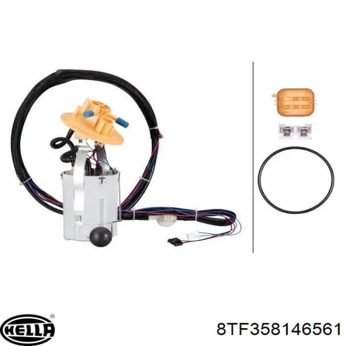 8TF358146561 HELLA Електробензонасос