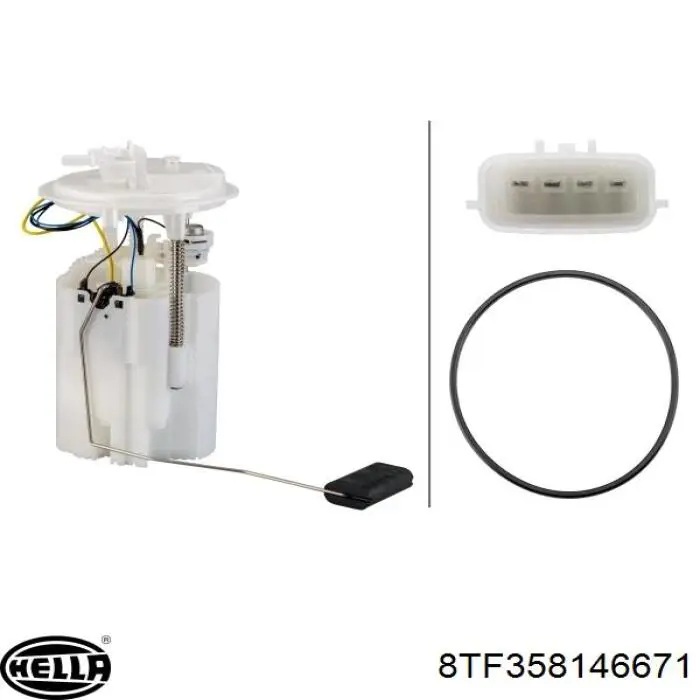 Модуль бензонасоса Engitech ENT100151 ціна, від 87.11 USD