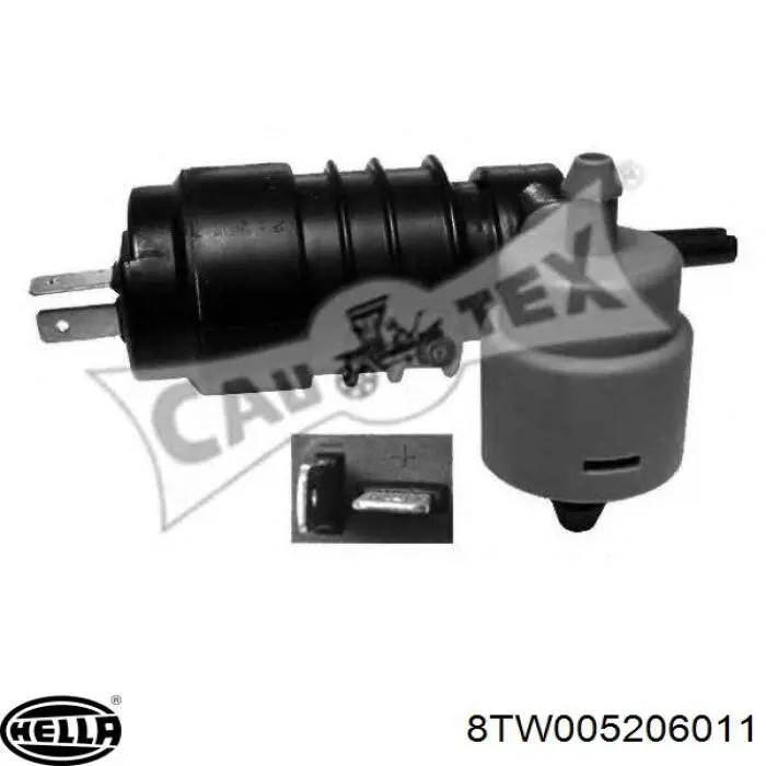 Насос-двигун омивача скла, перед/зад 60816164 Fiat/Alfa/Lancia