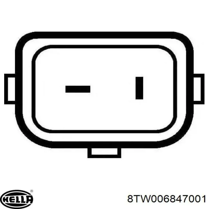 8TW006847001 HELLA Насос-двигун омивача скла, перед/зад