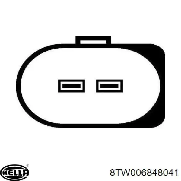 Купити 8TW006848041 HELLA Мотор омивача лобового скла