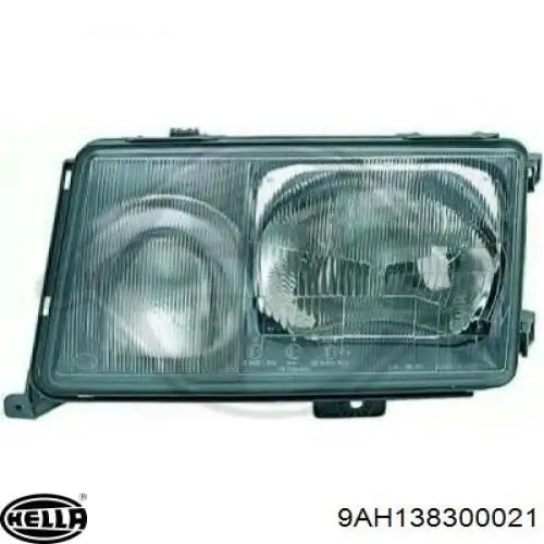Скло фари правої HELLA 9AH138300021 ціна, від 31.32 USD