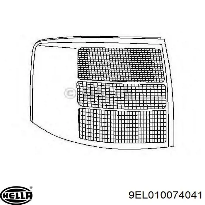 Задні ліхтарі VAG 412809999 ціна, від 38.01 USD