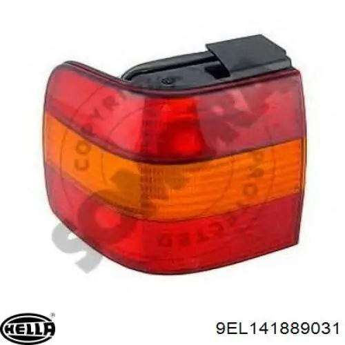 Задня ліва зовнішня фара HELLA 9EL141889031 ціна, від 17.10 USD
