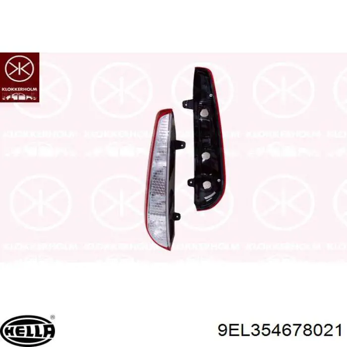 Купити 9EL354678021 HELLA Задня права фара