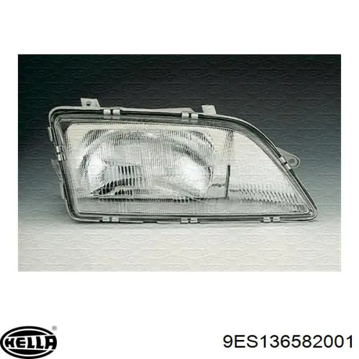 Скло фари правої 9ES136582001 HELLA