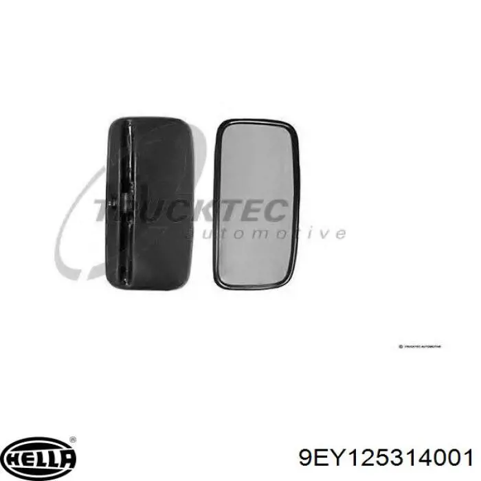 Дзеркальний елемент дзеркала заднього виду Mercedes A0018117033 ціна, від 8.33 USD
