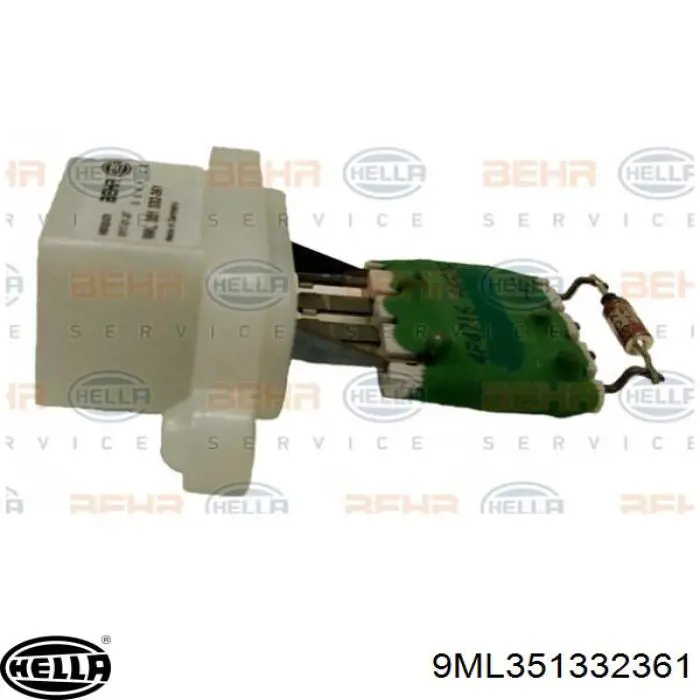 Резистор пічки 3201KST2 Polcar
