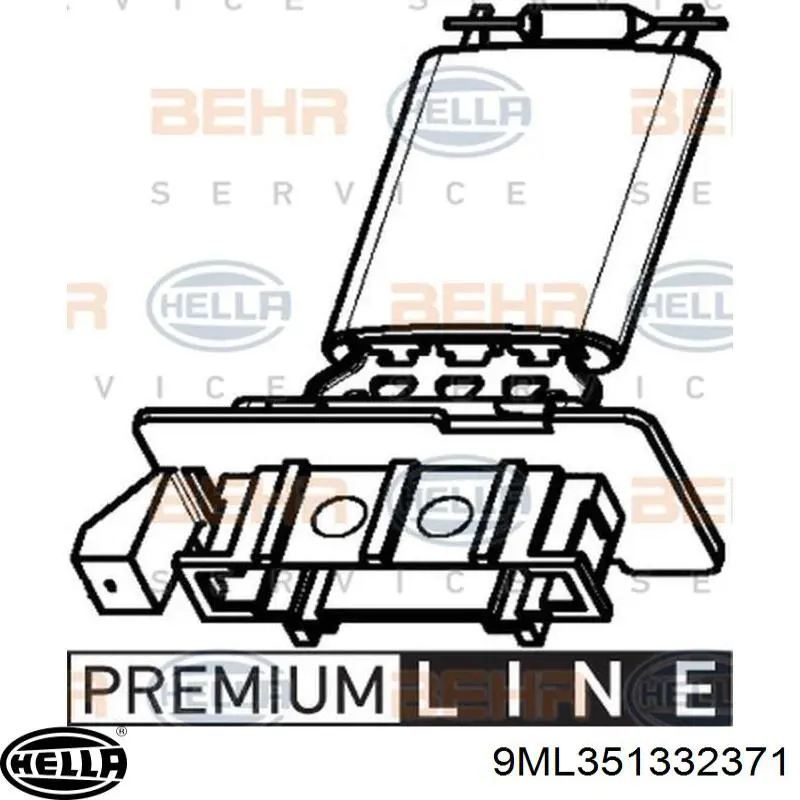 Купити 9ML351332371 HELLA Їжак обігрівача