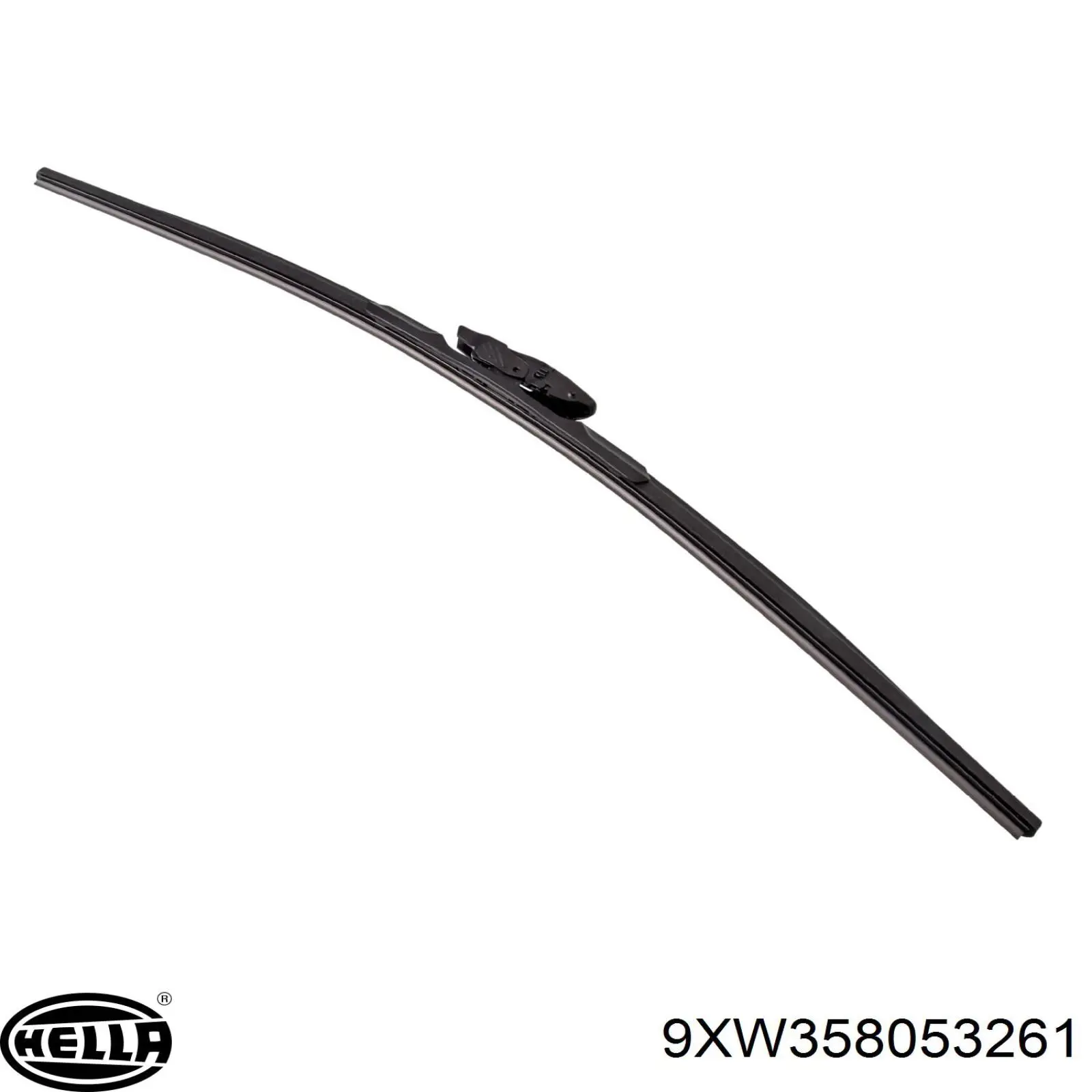 Купити 9XW358053261 HELLA Щітка-двірник лобового скла, водійська