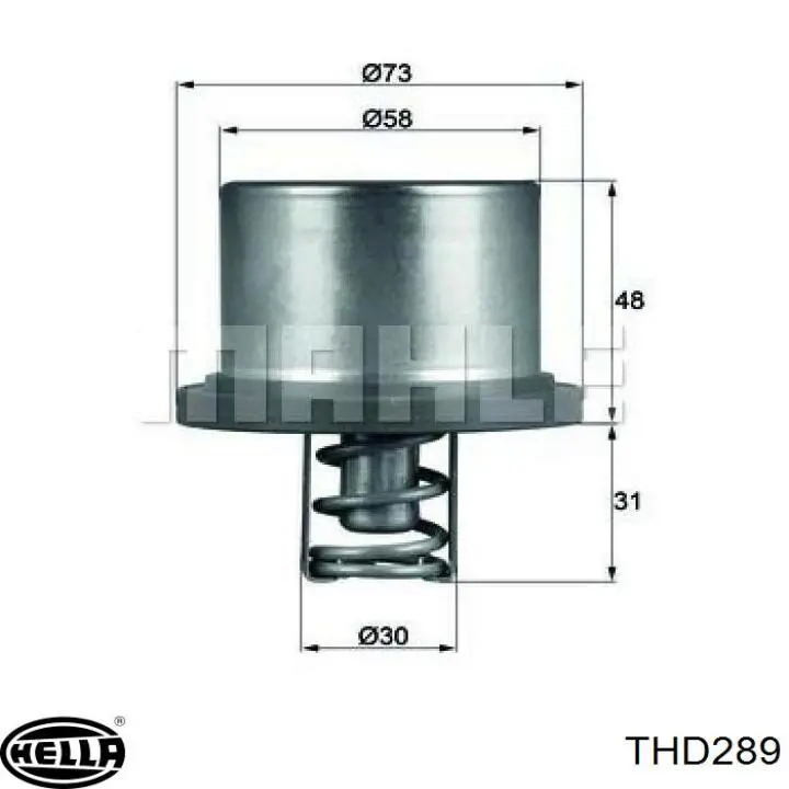 Термостат THD289 HELLA
