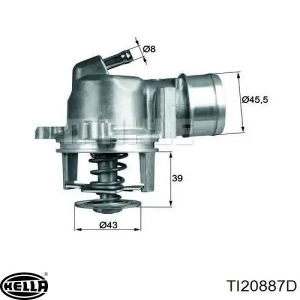 Купити A1202000015 Mercedes Термостат в корпусі