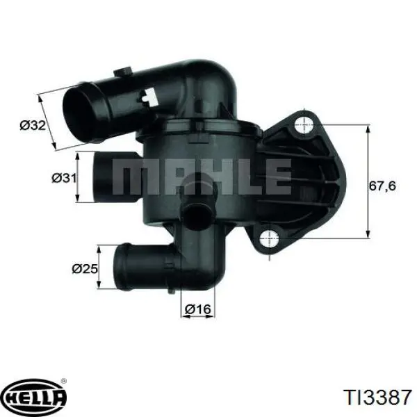 Термостат TI3387 HELLA