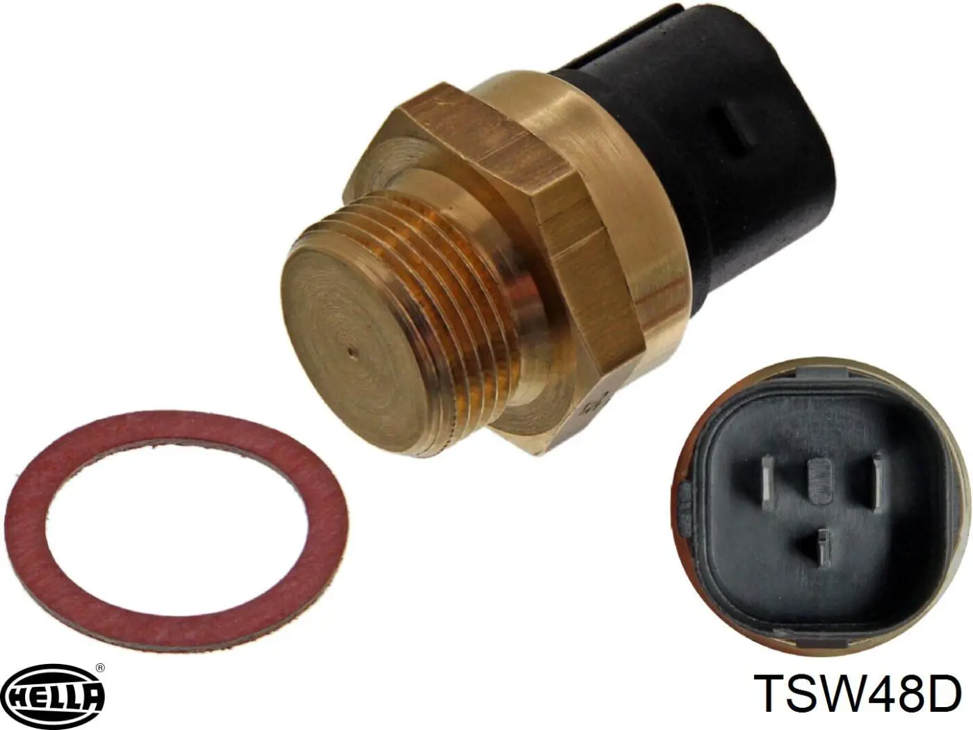 TSW48D HELLA термо-датчик включення вентилятора радіатора