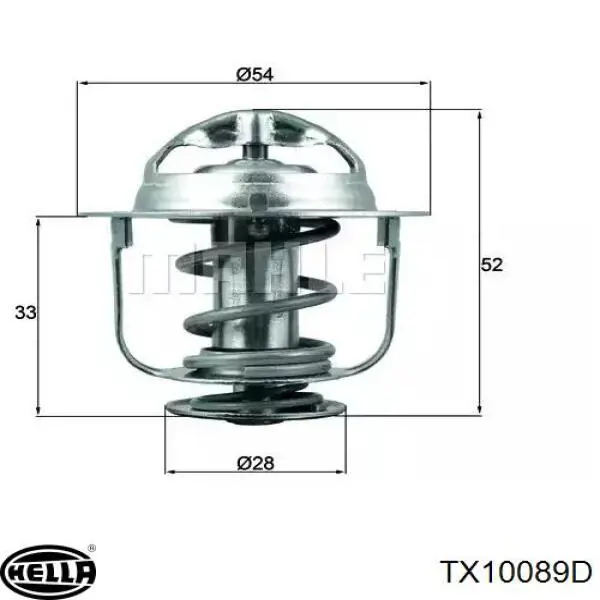 Купити TX10089D HELLA Термостат в корпусі