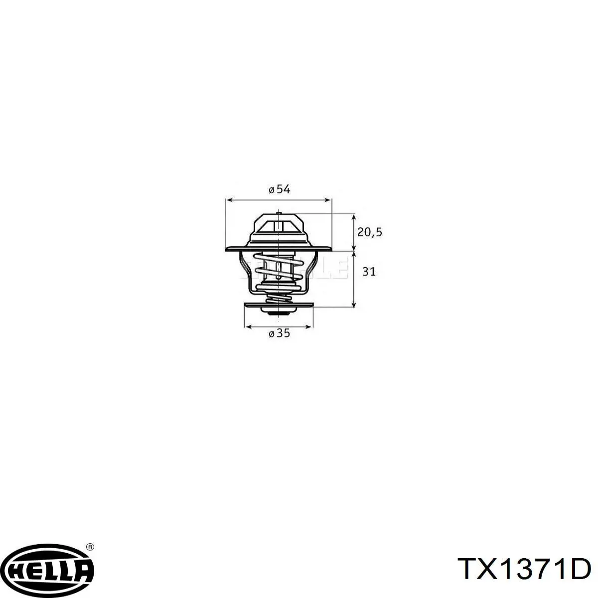 Термостат TX1371D HELLA