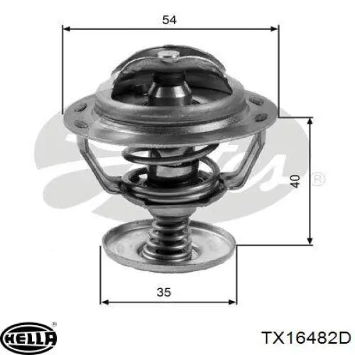 Кожух термостата Ford 2S6G9K478A2B ціна, від 23.69 USD