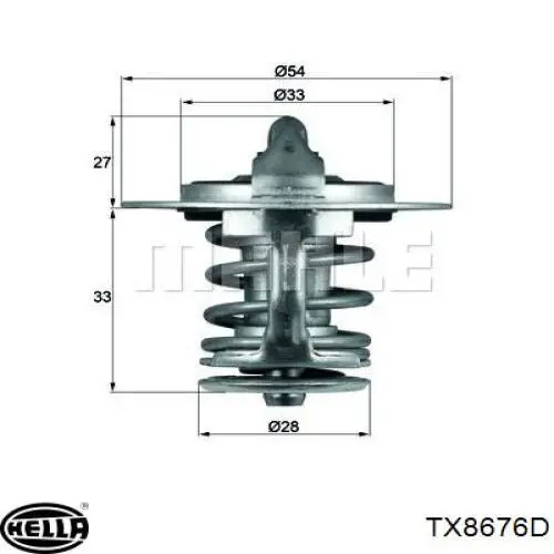 Автомобільний термостат HELLA TX8676D ціна, від 9.31 USD