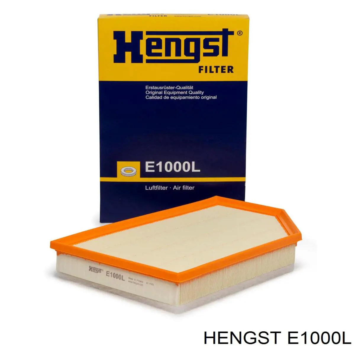 Фільтр повітряний E1000L Hengst