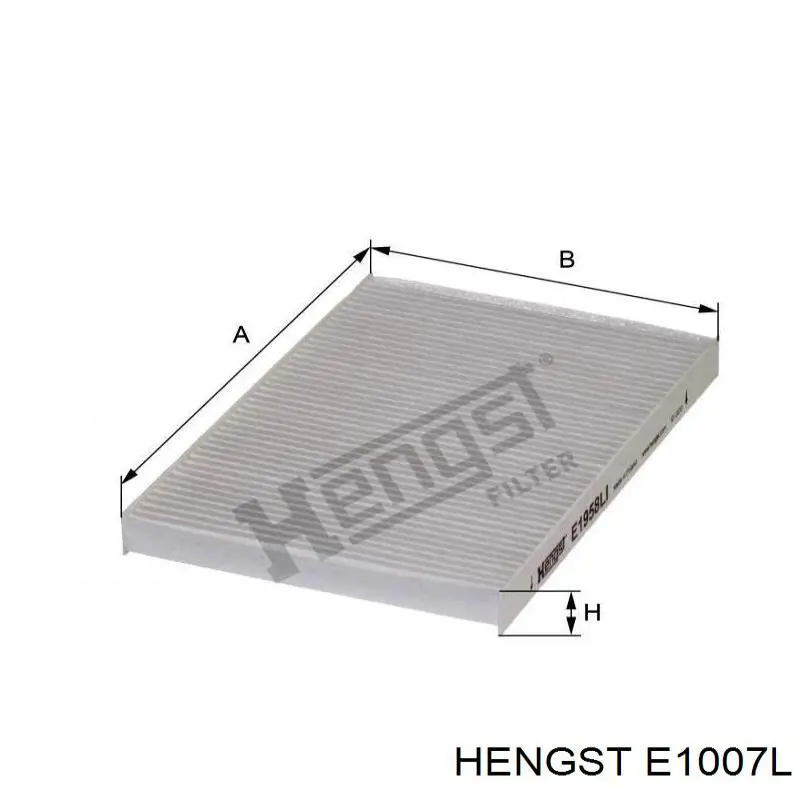 Фільтр повітряний Hengst E1007L