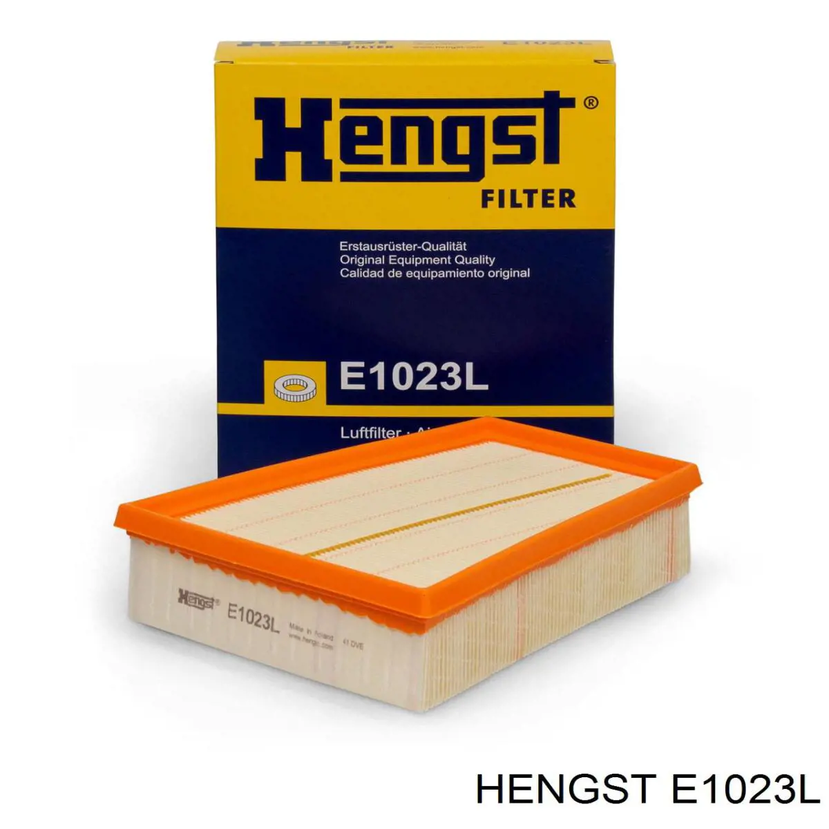 Повітряний фільтр E1023L Hengst