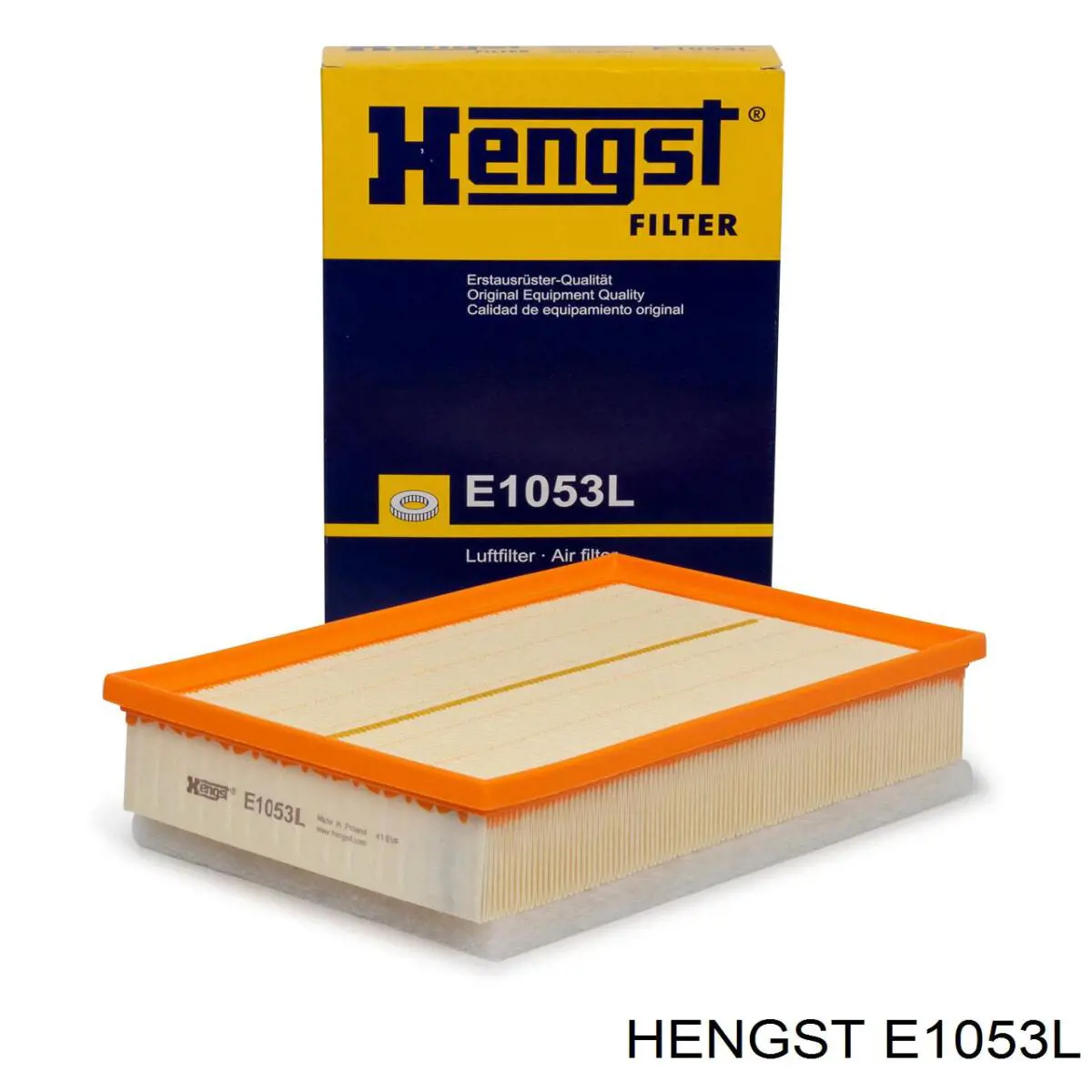 E1053L Hengst Повітряний фільтр двигуна