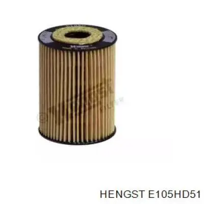 Масляний фільтр E105HD51 Hengst