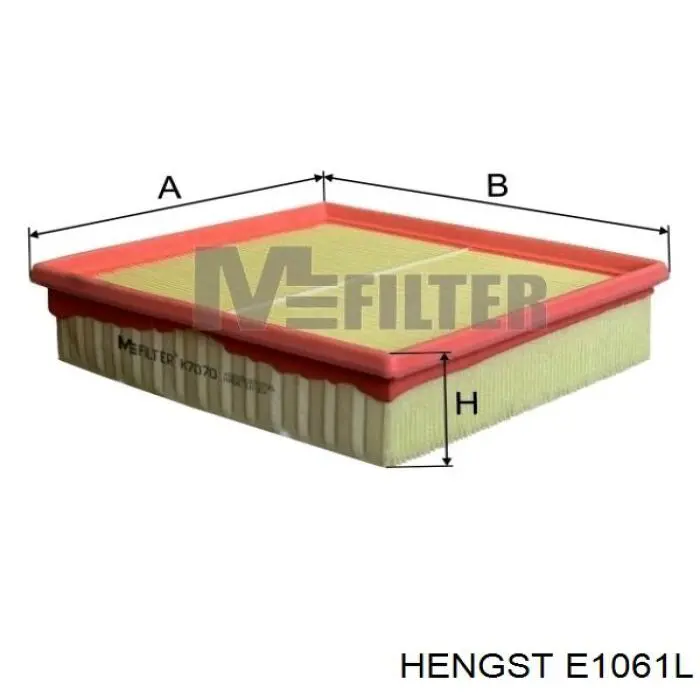 Купити E1061L Hengst Автомобільний фільтр повітря
