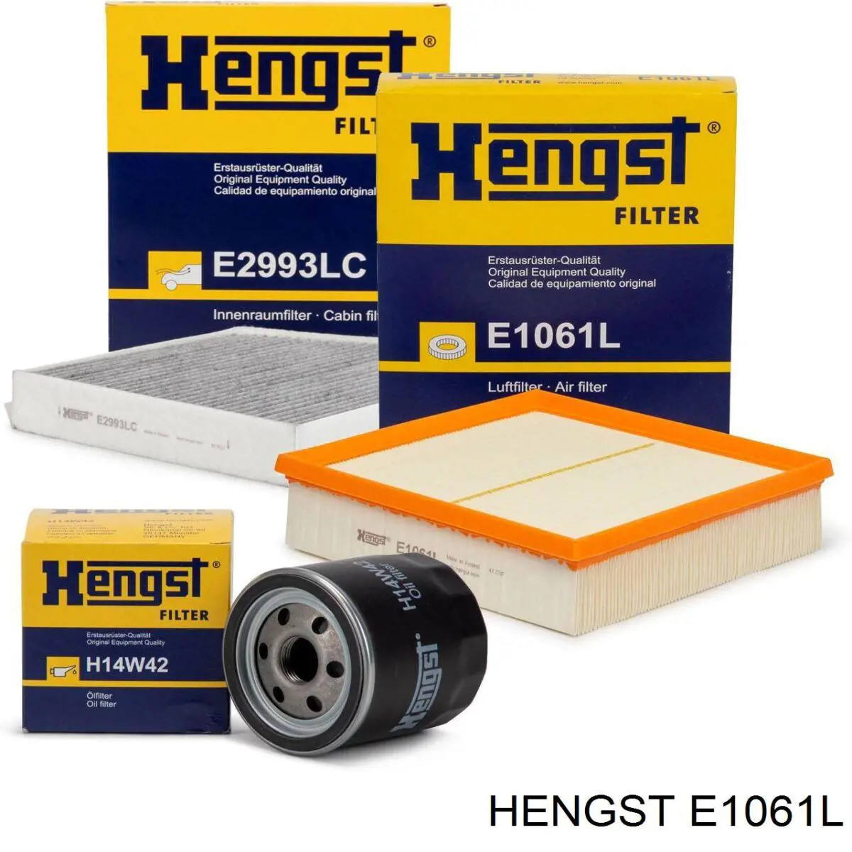 Повітряний фільтр E1061L Hengst