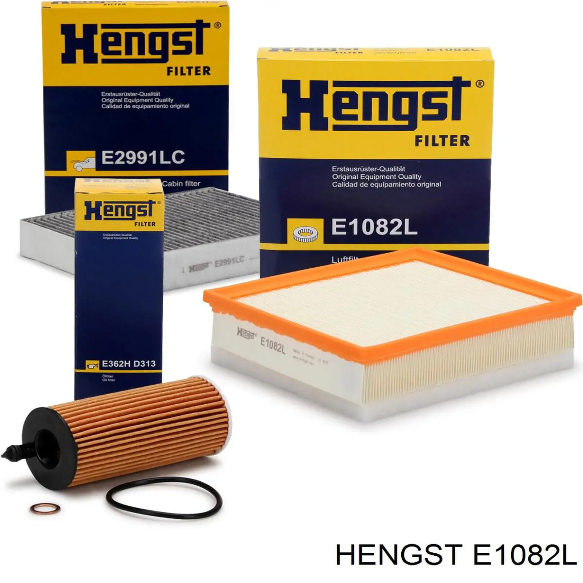 Елемент повітряного фільтра Hengst E1082L ціна, від 16.93 USD