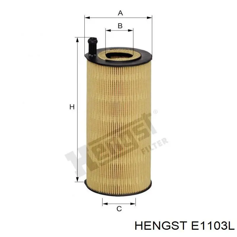 Купити E1103L Hengst Автомобільний фільтр повітря