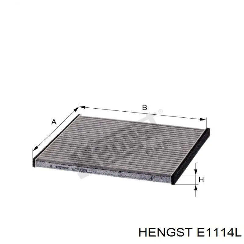 Повітряний фільтр E1114L Hengst