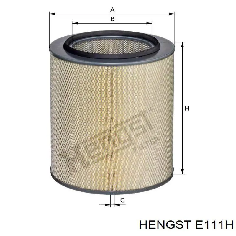 Фільтр ГПК Hengst E111H ціна, від 10.07 USD