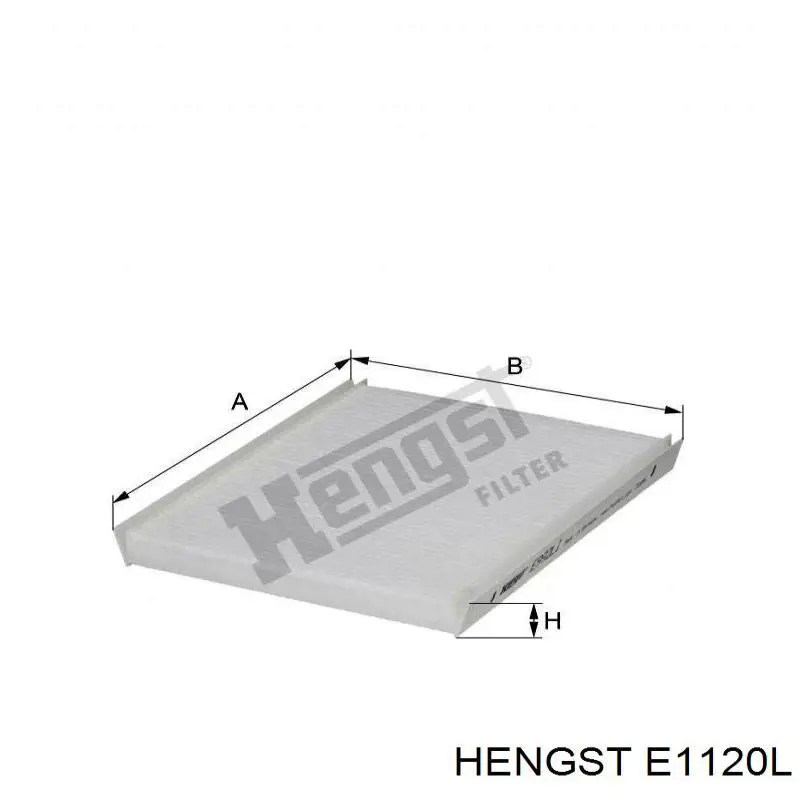 E1120L Hengst Повітряний фільтр двигуна