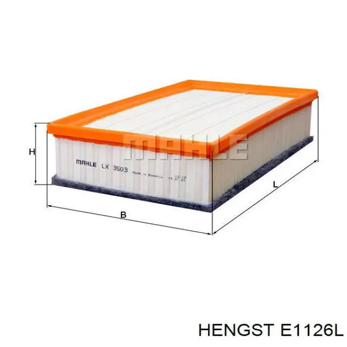 E1126L Hengst Воздушный фильтр (Холодный климат)