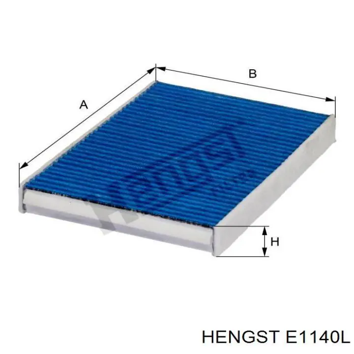 E1140L Hengst Повітряний фільтр двигуна