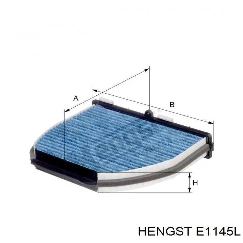 Фільтр повітряний Hengst E1145L