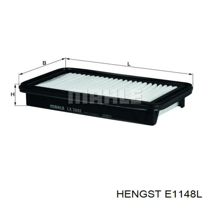 Фільтр повітряний Hengst E1148L