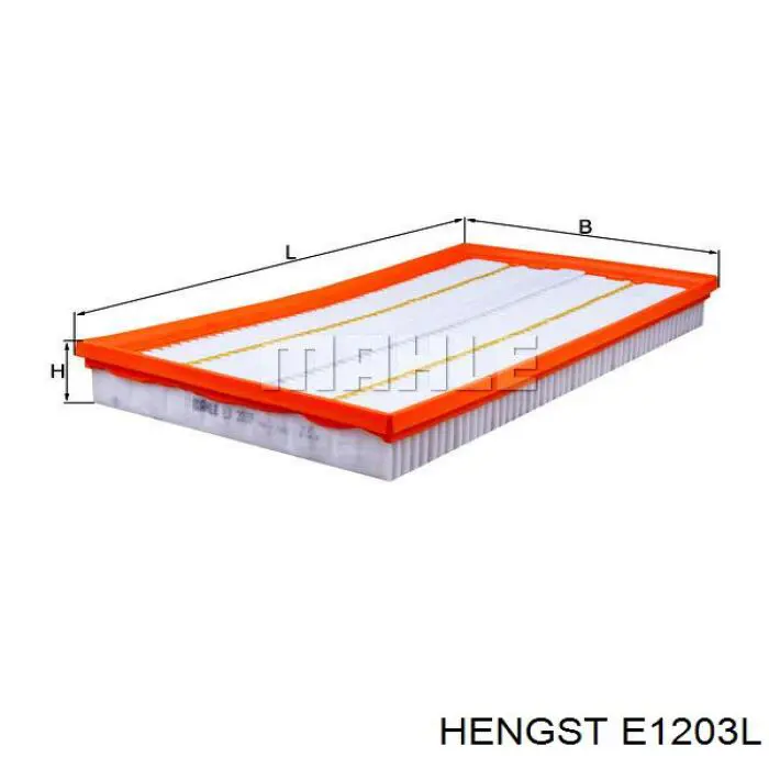 Повітряний фільтр E1203L Hengst