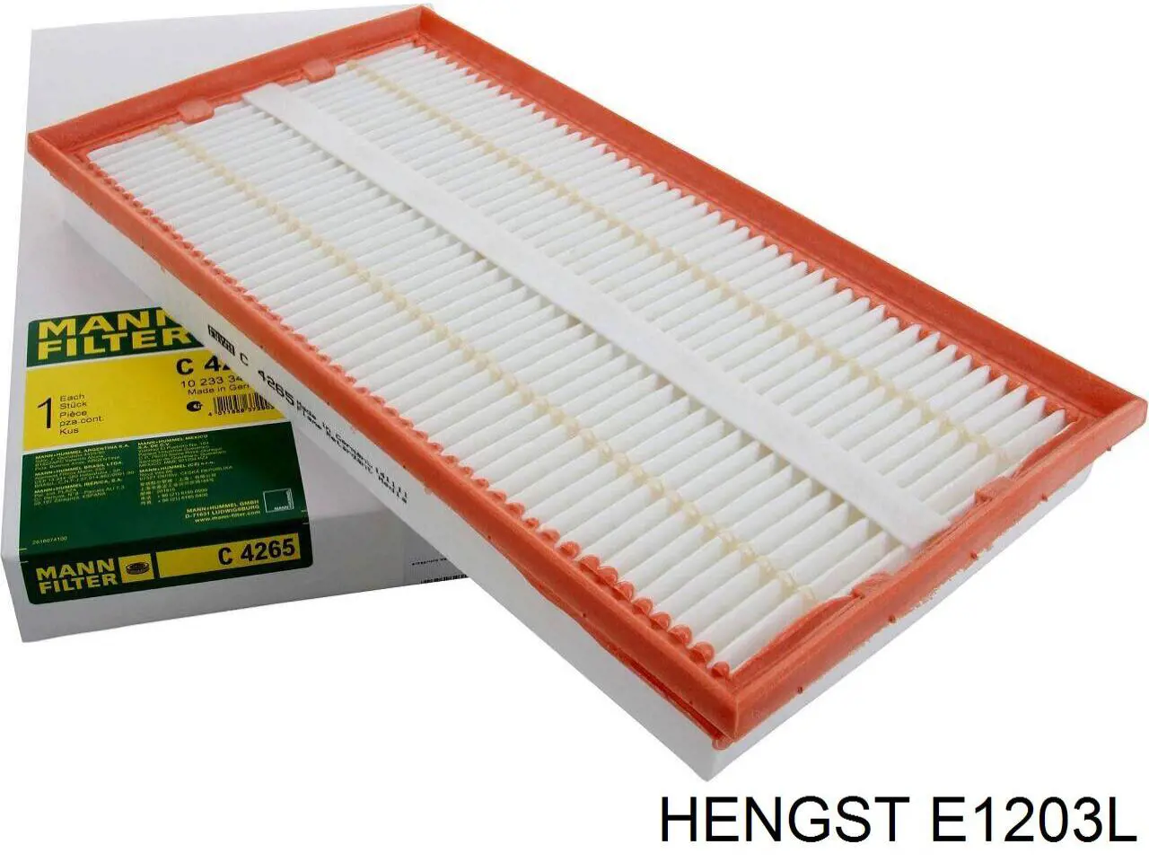 Елемент повітряного фільтра Hengst E1203L ціна, від 26.50 USD