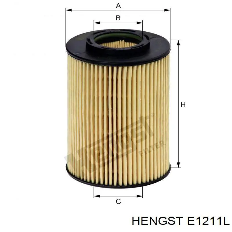 Фільтр повітряний Hengst E1211L