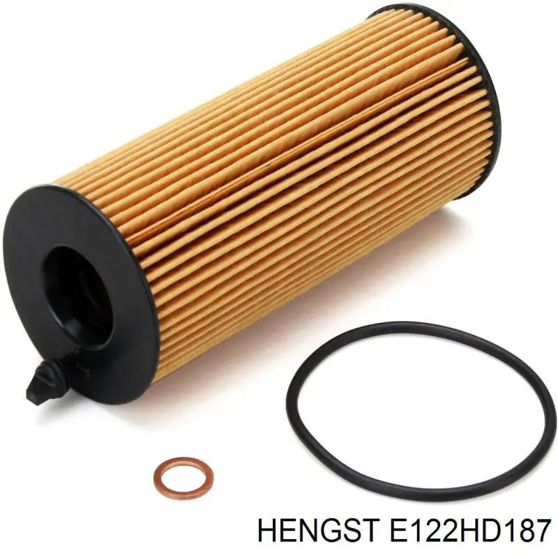 Масляний фільтр двигуна Hengst E122HD187 ціна, від 10.70 USD